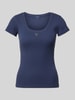 GUESS Slim Fit T-Shirt mit Logo-Applikation Marine
