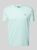 Tommy Jeans T-Shirt mit Label-Stitching Mint