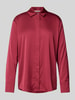 Christian Berg Woman Selection Regular Fit Bluse mit verdeckter Knopfleiste Bordeaux