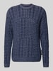 Armedangels Regular Fit Strickpullover aus Bio-Baumwoll-Woll-Mix Modell 'DAAKO' Marine