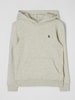 Jack & Jones Hoodie met kangoeroezak, model 'Star' Offwhite gemêleerd