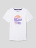 Jack & Jones T-Shirt mit Motiv-Print Modell 'SUMMER' Weiß