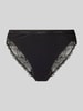 Calvin Klein Underwear String mit Spitzenbesatz Black