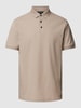 Emporio Armani Poloshirt met labelstitching Beige