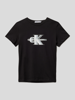 Calvin Klein Jeans T-Shirt aus Baumwolle Schwarz