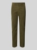 Tommy Hilfiger Regular Fit Cordhose mit Gürtelschlaufen Modell 'DENTON' Oliv