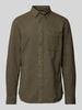 Jack & Jones Premium Freizeithemd mit Button-Down-Kragen Modell 'BROOK' Oliv