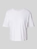 Jake*s Casual T-Shirt mit Rundhalsausschnitt Weiss