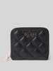 Guess Portemonnee met labeldetail, model 'GIULLY' Zwart