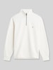 Tommy Hilfiger troyer w kroju regular fit z mieszanki bawełny Złamany biały