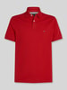Tommy Hilfiger regular fit poloshirt van katoenmix Rood