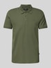 Matinique Regular Fit Poloshirt mit kurzer Knopfleiste Modell 'poleo' Mittelbraun