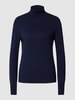 Christian Berg Woman Shirt met lange mouwen en col Donkerblauw