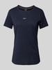 BOSS Orange T-Shirt mit Label-Stitching Modell 'Elogo' Marine