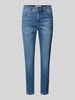 Angels Korte jeans met labelpatch, model 'Ornella' Blauw