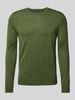 Polo Ralph Lauren Slim Fit Strickpullover aus reiner Wolle Oliv