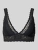 Jake*s Casual bh met details van kant Zwart