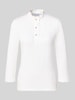 MORE & MORE T-shirt van viscosemix met ruches Offwhite