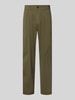 BOSS Orange Straight Fit Chino aus Baumwoll-Mix Modell ''CHINO_ST_PLEATED_1'' Khaki