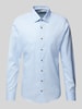 OLYMP Level Five Slim Fit Business-Hemd mit Kentkragen Bleu