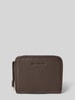 Marc O'Polo Portemonnee van echt runderleer, model 'ELLIS' Donkerbruin