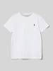 Polo Ralph Lauren Kids T-Shirt mit Rundhalsausschnitt Weiss