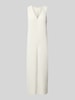 Calvin Klein Womenswear Jumpsuit met V-hals Offwhite