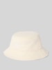 The North Face Bucket hat met Labelstitching Offwhite