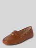 Lauren Ralph Lauren Loafers aus Leder mit Label-Applikation Modell 'WYLIE' Cognac