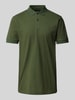 BOSS Green Poloshirt mit Label-Detail Dunkelgruen