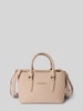 VALENTINO BAGS Torba shopper z detalami z logo Beżowy