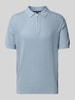 Antony Morato Regular fit poloshirt met structuurmotief Lichtblauw