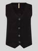 Soyaconcept Regular Fit Weste aus Viskose-Mix Modell 'KANITA' Black