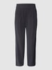 Jake*s Casual Stoffhose mit Bundfalten Anthrazit