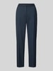 Tommy Hilfiger Slim fit stoffen broek met persplooien Donkerblauw