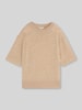 Tom Tailor Regular fit pullover met katoen-aandeel Beige