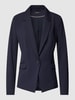 comma Shaped Fit Blazer aus Viskose-Mix Marine