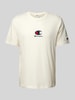 CHAMPION T-Shirt mit Label-Stitching Offwhite