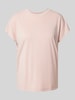 Jake*s Collection Straight fit T-shirt met ronde hals Rosé