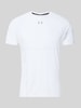 Under Armour T-Shirt mit Logo-Print und Raglanärmel Weiss
