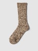Falke Sokken met breipatroon, model 'Brooklyn' Beige