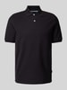 bugatti Koszulka polo w jednolitym kolorze Czarny