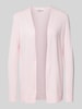 s.Oliver RED LABEL Comfort Fit Strickjacke aus Baumwoll-Viskose-Mix Rosa