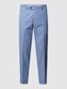 Strellson Stoffen broek met persplooien, model 'Luc' Lichtblauw