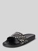 Guess Slides mit Strukturmuster Modell 'CALLEN' Black