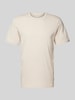 Jack & Jones T-shirt z detalem z logo model ‘ORGANIC’ Złamany biały