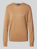 Polo Ralph Lauren Gebreide pullover met ribboorden Camel