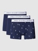 Polo Ralph Lauren Underwear Obcisłe bokserki o kroju regular fit w jednolitym kolorze Ciemnoniebieski