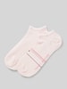 Tommy Hilfiger Sneakersocken mit Label-Print im 2er-Pack Rosa