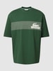 Lacoste T-shirt met labelprint Groen